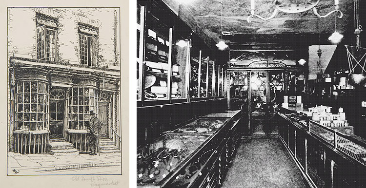 История табачного дома Fribourg & Treyer | Интерьер магазина